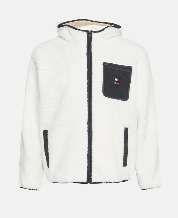 

Толстовка с капюшоном Tommy Jeans, цвет Wool White