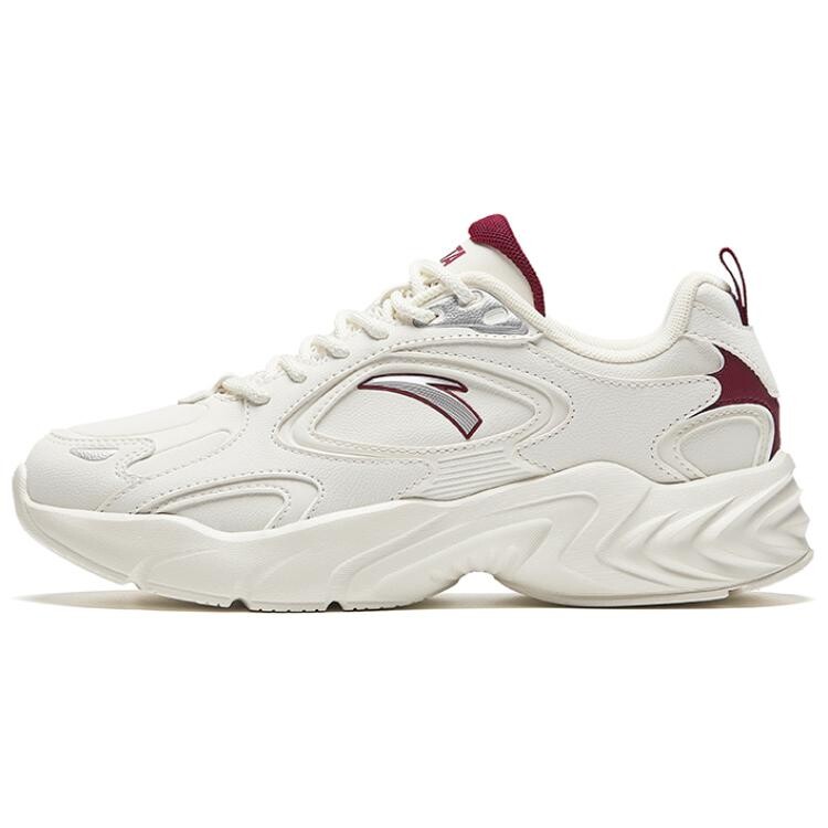 

Кроссовки ANTA Chunky Sneakers Women's Low-top Ivory White / Lychee Red - 2, красный