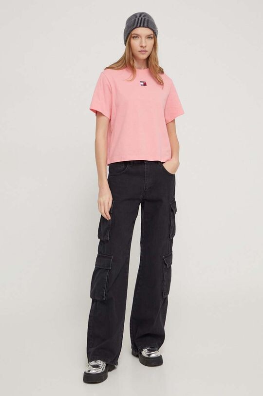 

Футболка Tommy Jeans, розовый