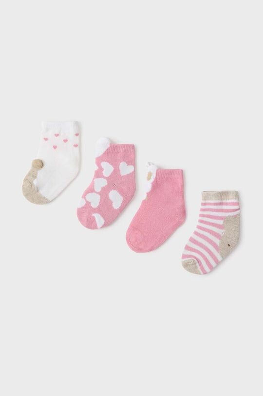

Mayoral Newborn Носки, 4 шт., розовый