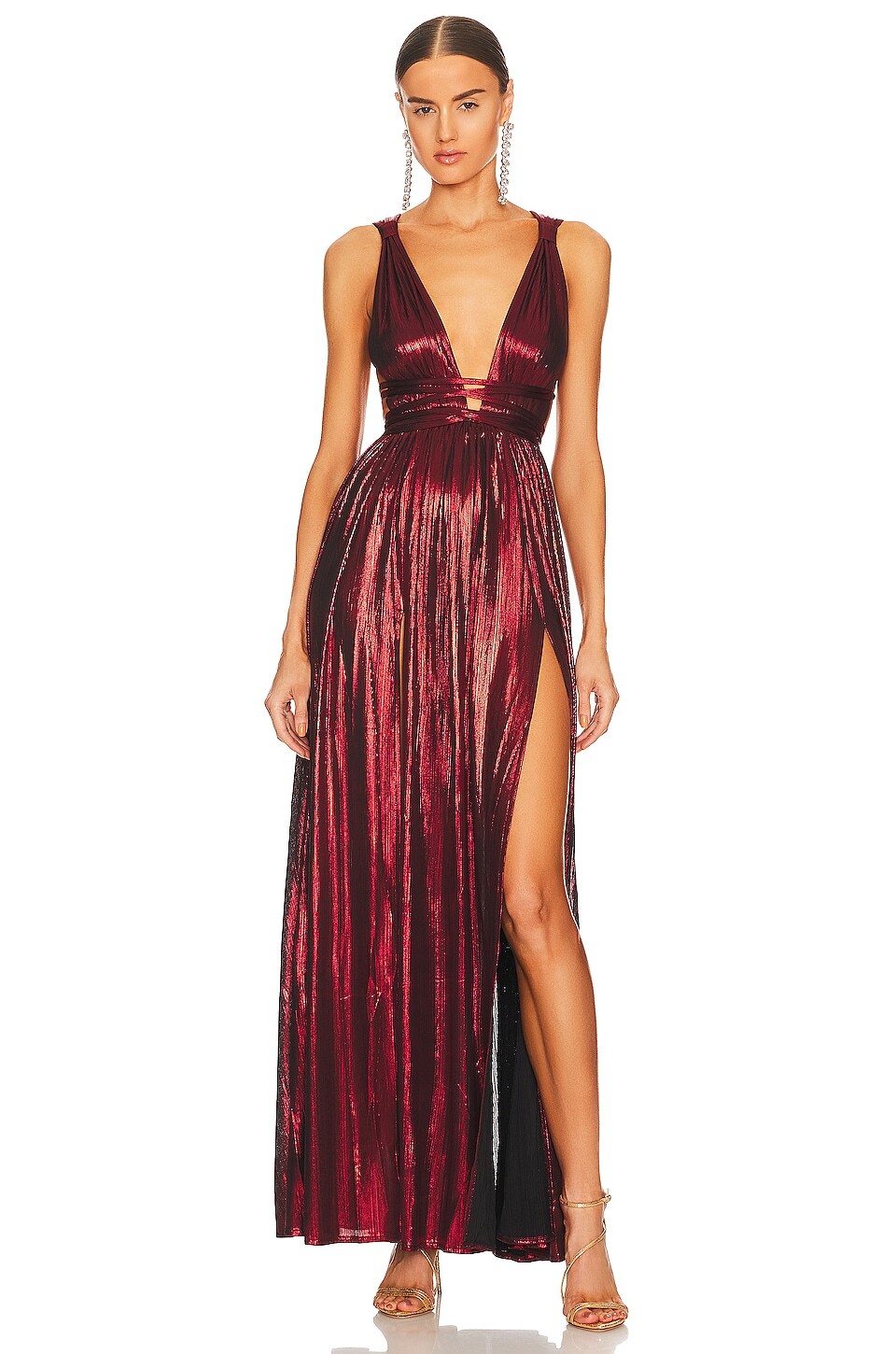 

Платье Bronx and Banco Goddess Gown, красный