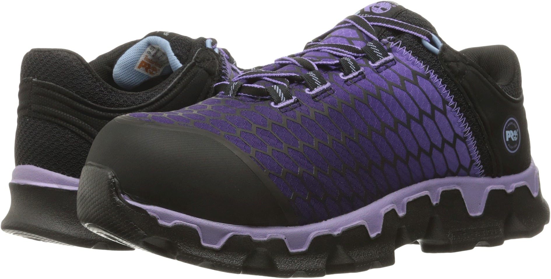 

Кроссовки Powertrain Sport Alloy Toe SD+ Timberland PRO, цвет Black Synthetic/Lavender, Черный