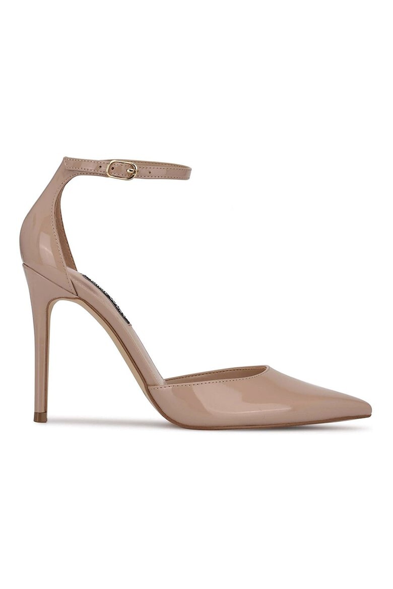 

Кожаные туфли Faiz на высоком каблуке Nine West, коричневый