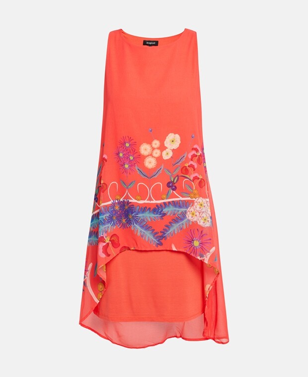 

Повседневное платье Desigual, персик