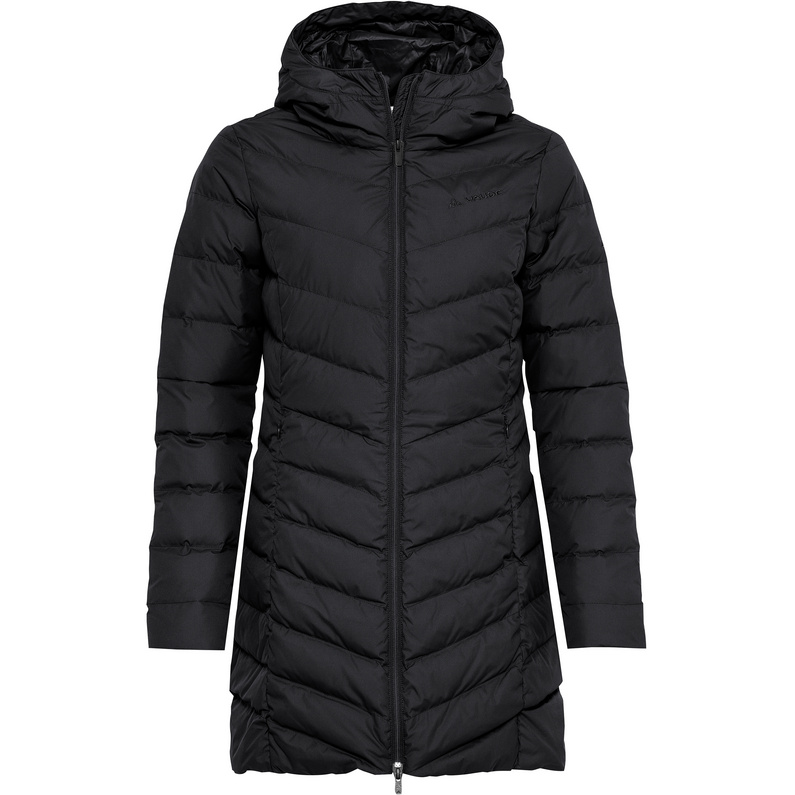 Женское пуховое пальто Анси Vaude, черный женское зимнее пальто 2023 повседневное пальто из 90% белого утиного пуха женское тонкое пальто с широкой талией