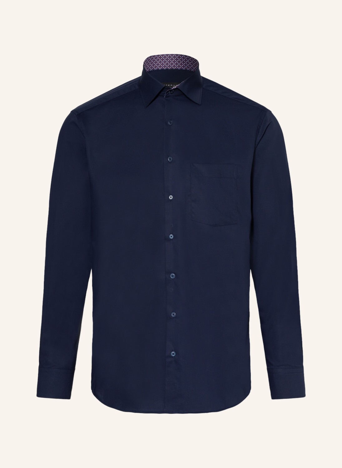 

Рубашка ETERNA Modern Fit, темно-синий