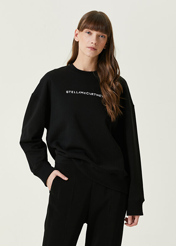

Черный свитшот с логотипом Stella McCartney