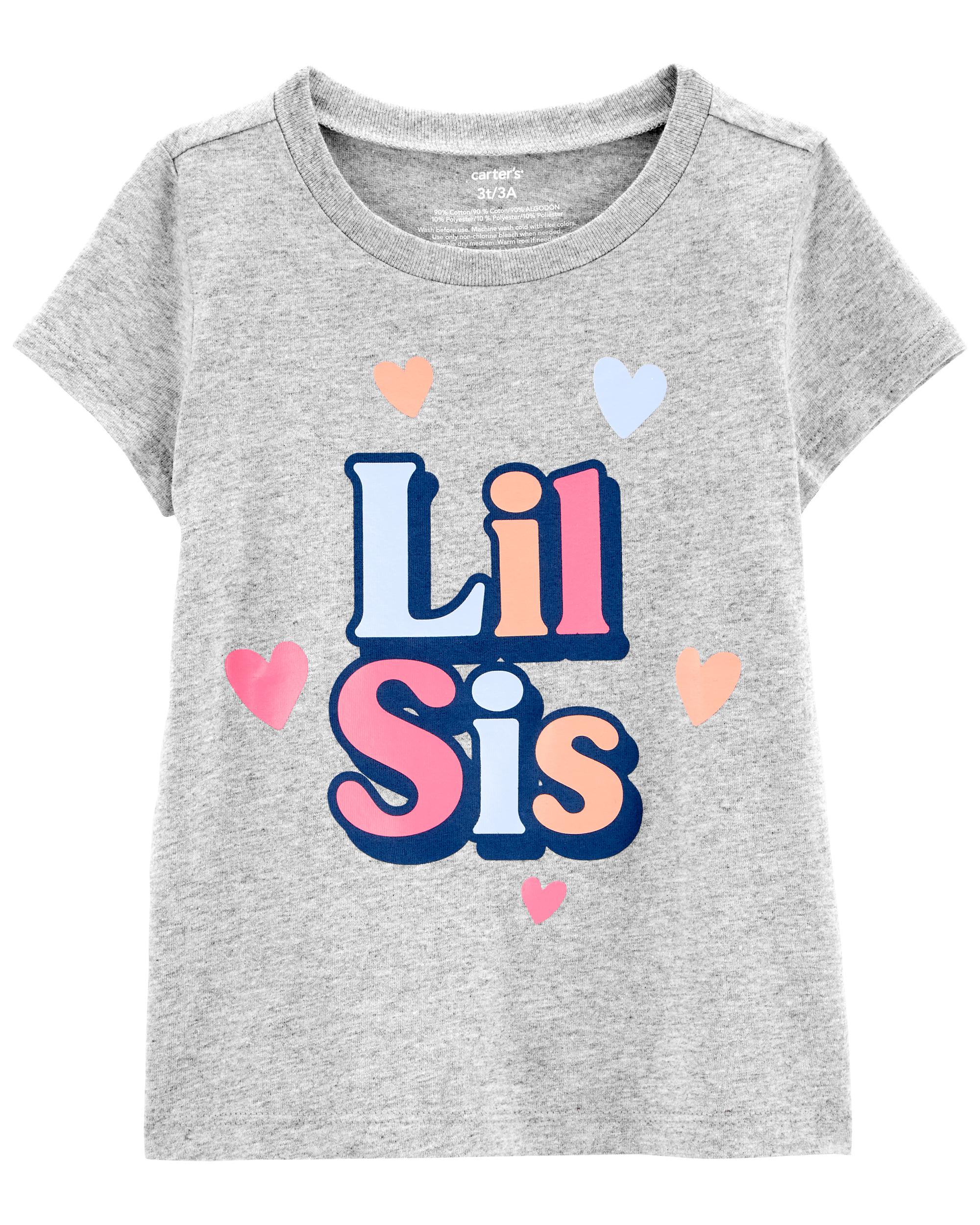 

Футболка из джерси для малышей Lil Sis Carter's, вереск