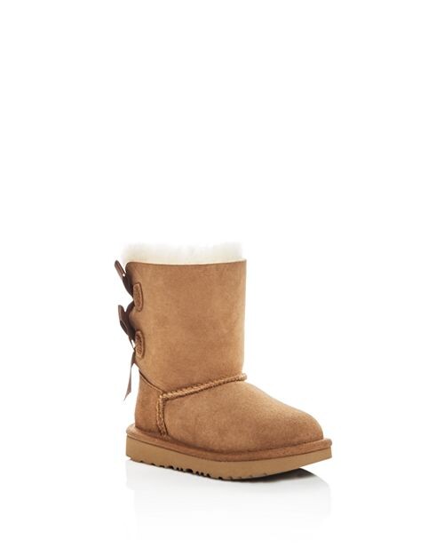 

Сапоги из овчины Bailey Bow II для девочек UGG, цвет Chestnut