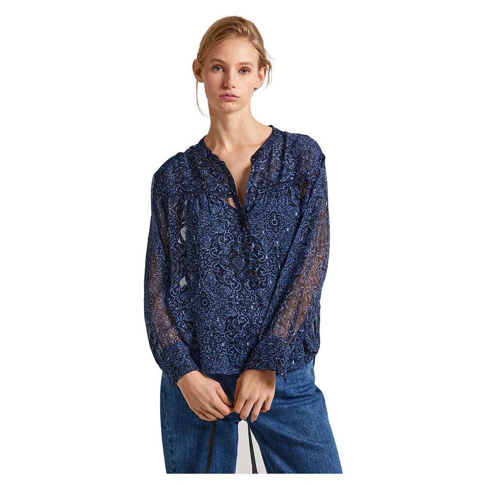 

Блуза Pepe Jeans Clementine Long, синий