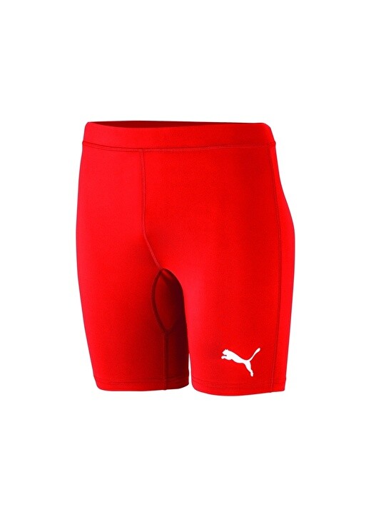 

Короткие плотные эластичные однотонные красные мужские тайтсы Liga Baselayer нормального кроя Puma, Красный