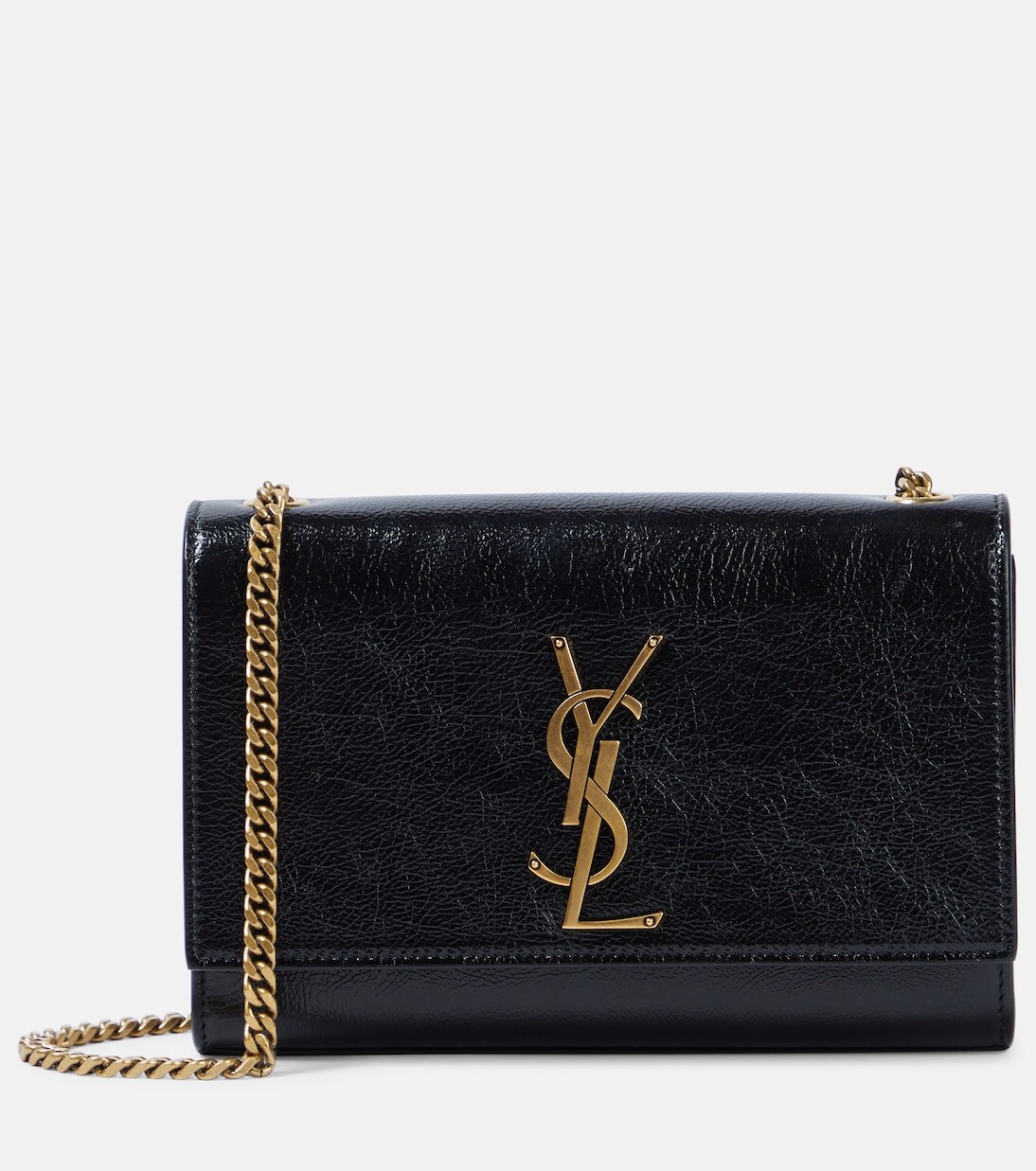 

Kate маленькая кожаная сумка через плечо Saint Laurent, черный