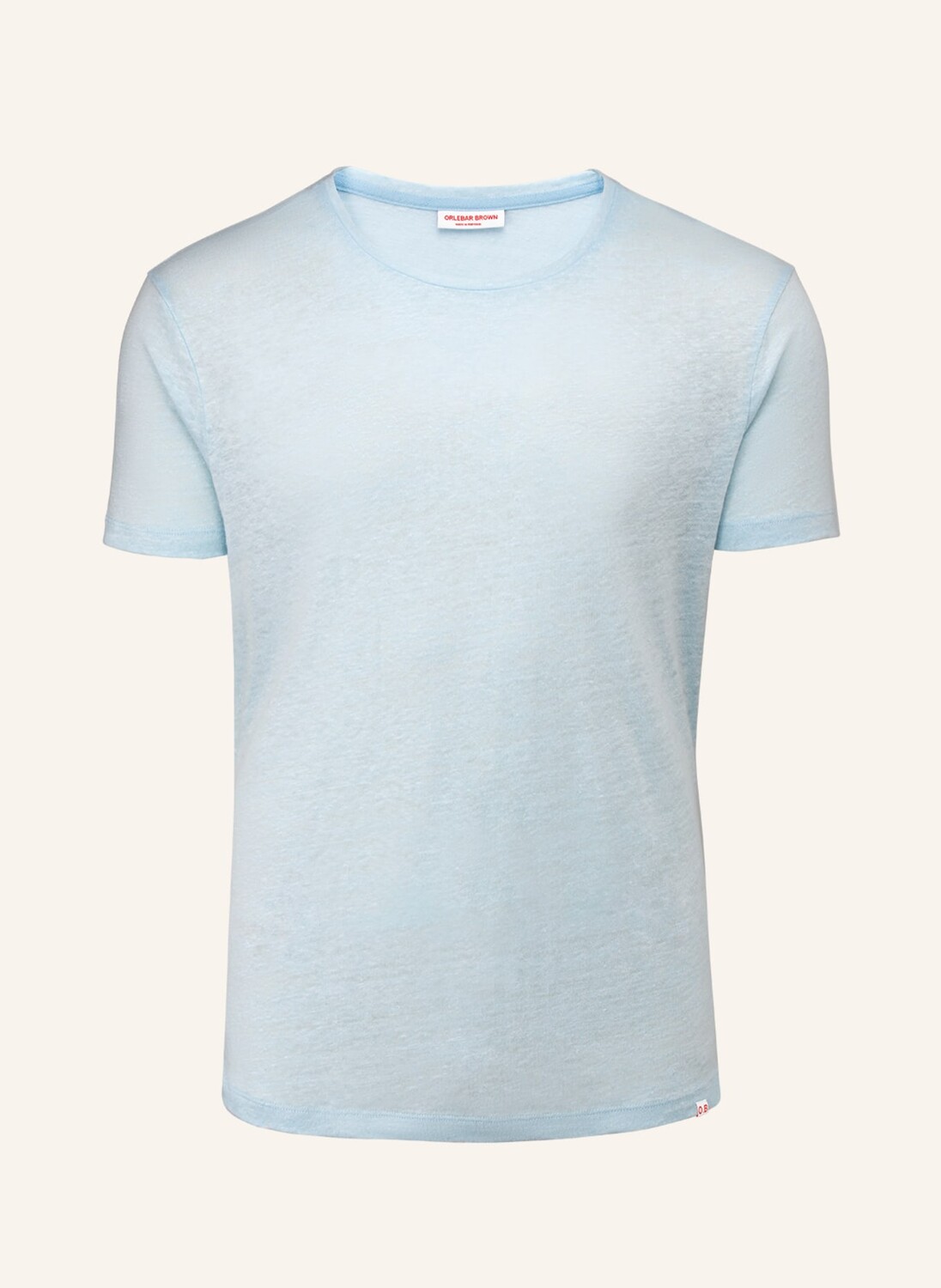 

Футболка ORLEBAR BROWN OB-T LINEN, светло-синий