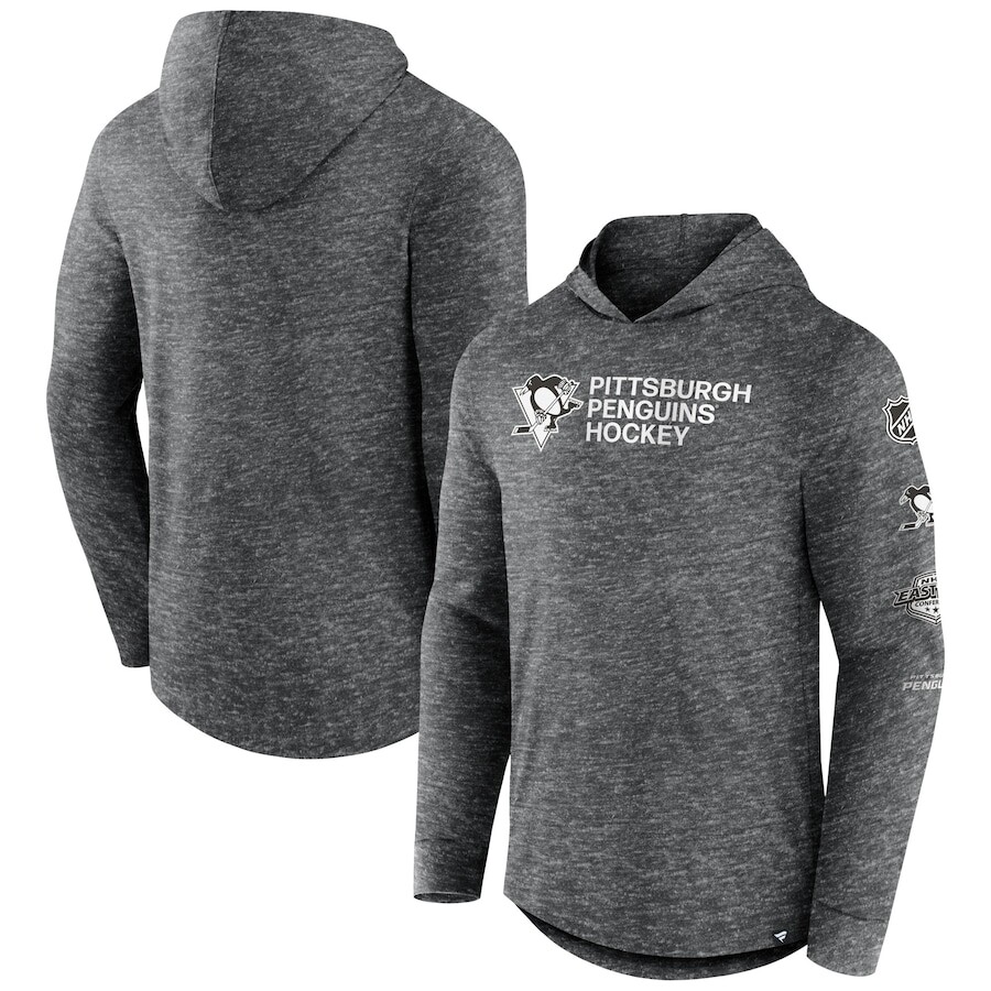 

Футболка с длинным рукавом Fanatics Branded Pittsburgh Penguins, угольный
