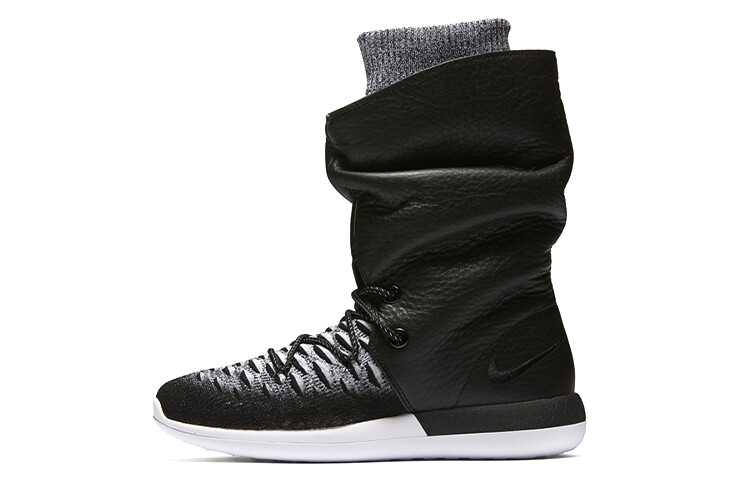 

Кроссовки Nike Roshe Two Hi Flyknit Black Black-White Women's
