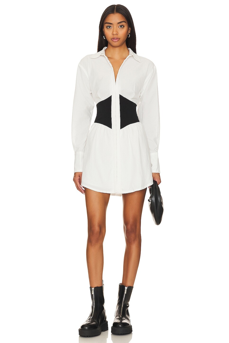 

Платье SOVERE Reminisce Corset Shirt, цвет Black & White