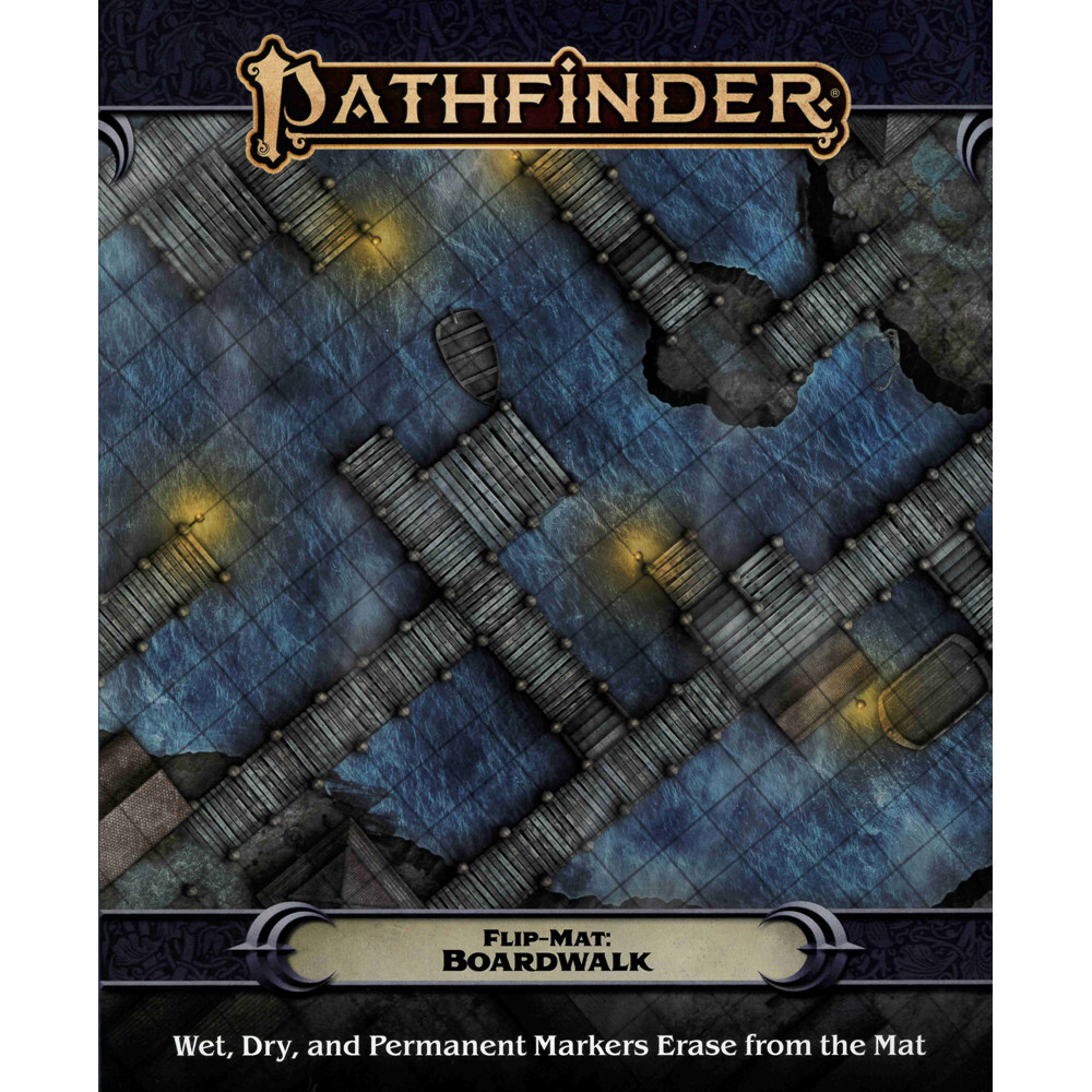 

Ролевая игра Paizo Publishing Pathfinder 2E RPG: Flip-Mat - Boardwalk