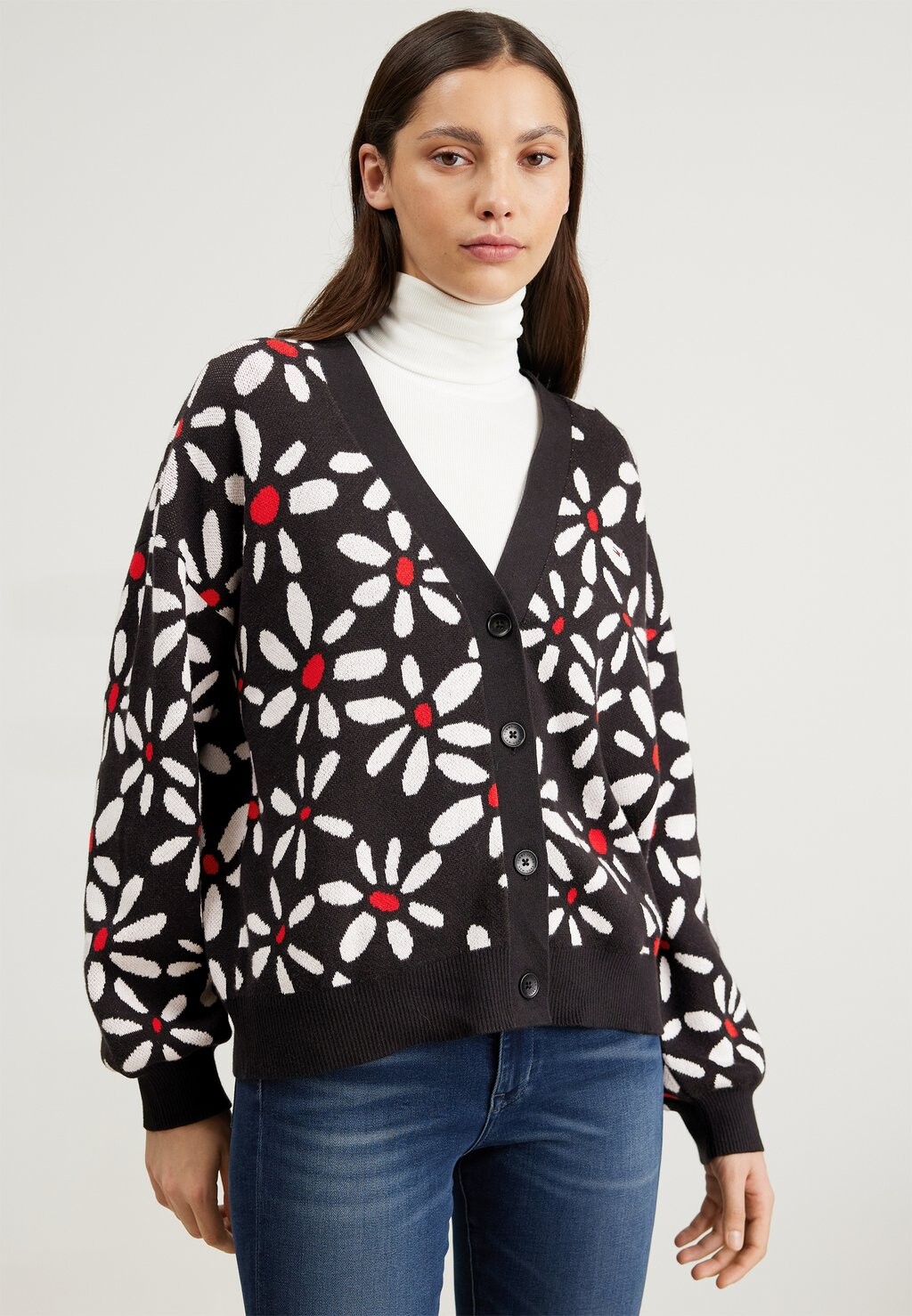 

Кардиган Tommy Jeans КАРДИГАН, цвет ditsy daisy
