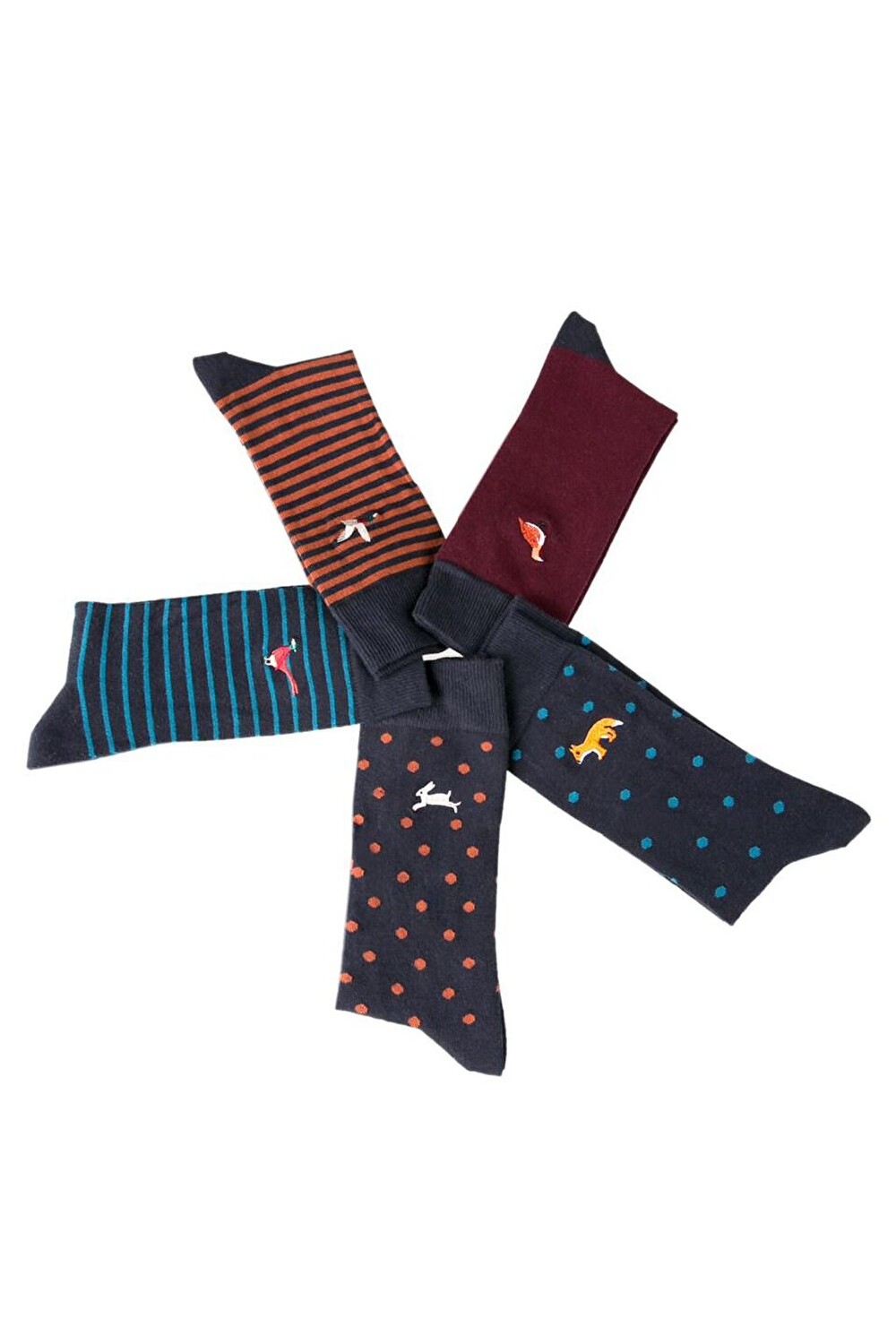 

Мужские носки из 5 предметов с вышивкой животных в упаковке Cozzy Socks