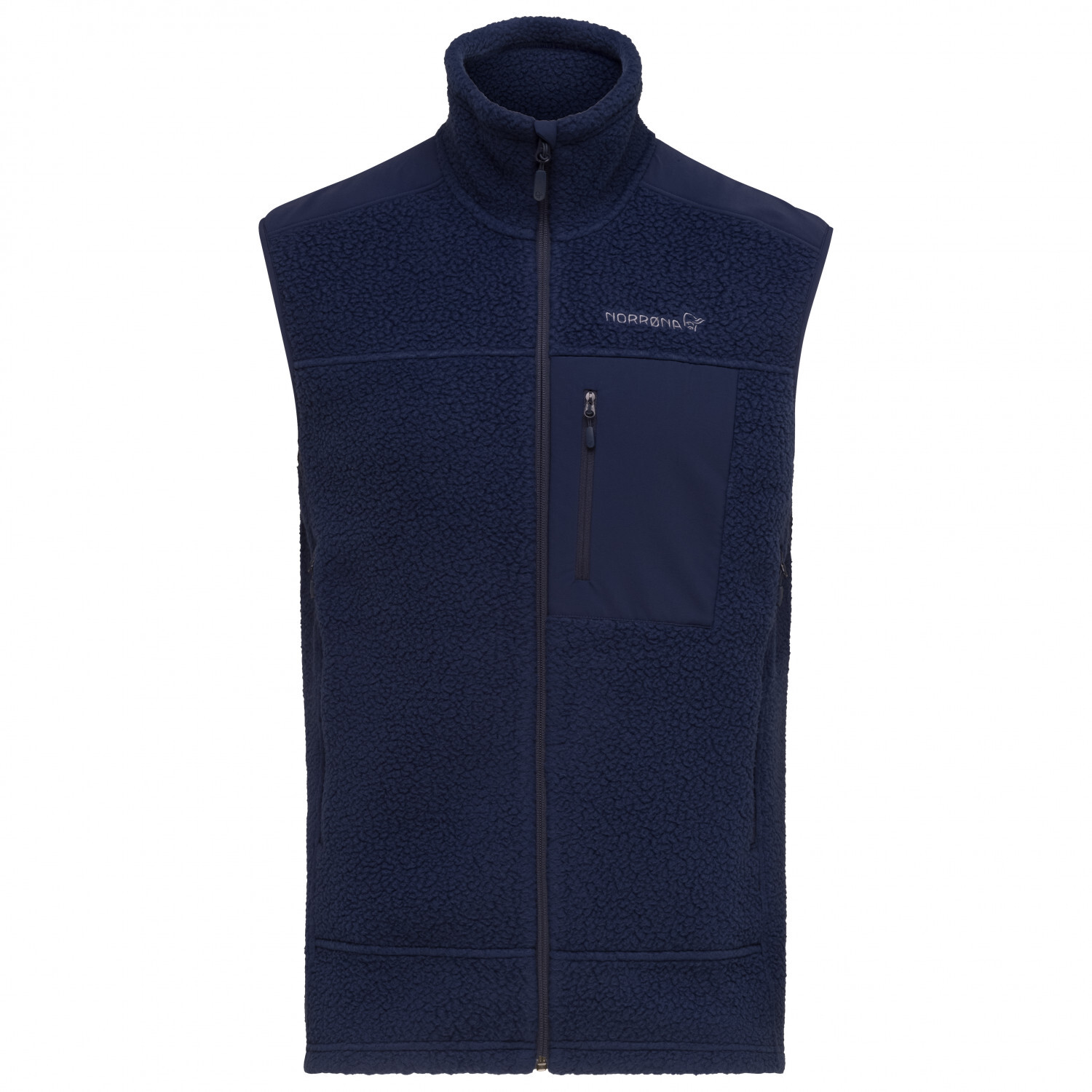 Флисовый жилет Norrøna Trollveggen Thermal Pro Vest, цвет Indigo Night/Indigo Night