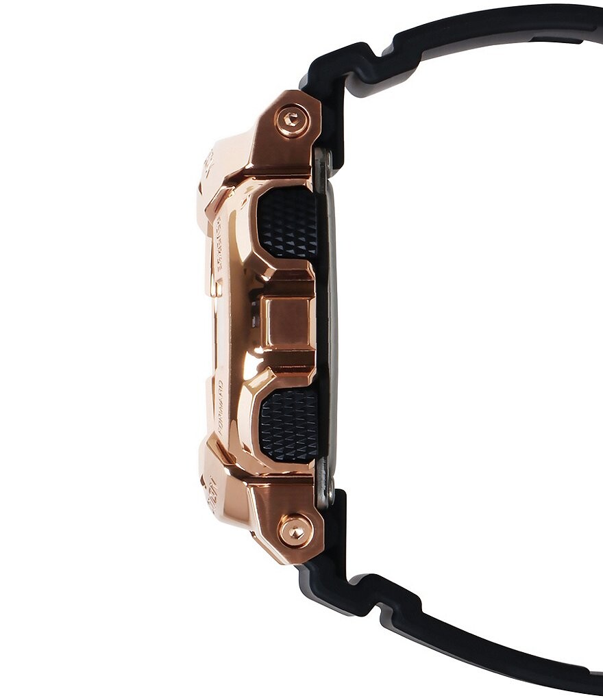 

Часы G-Shock Ana Digi с черным и розовым золотом с полимерным ремешком, черный