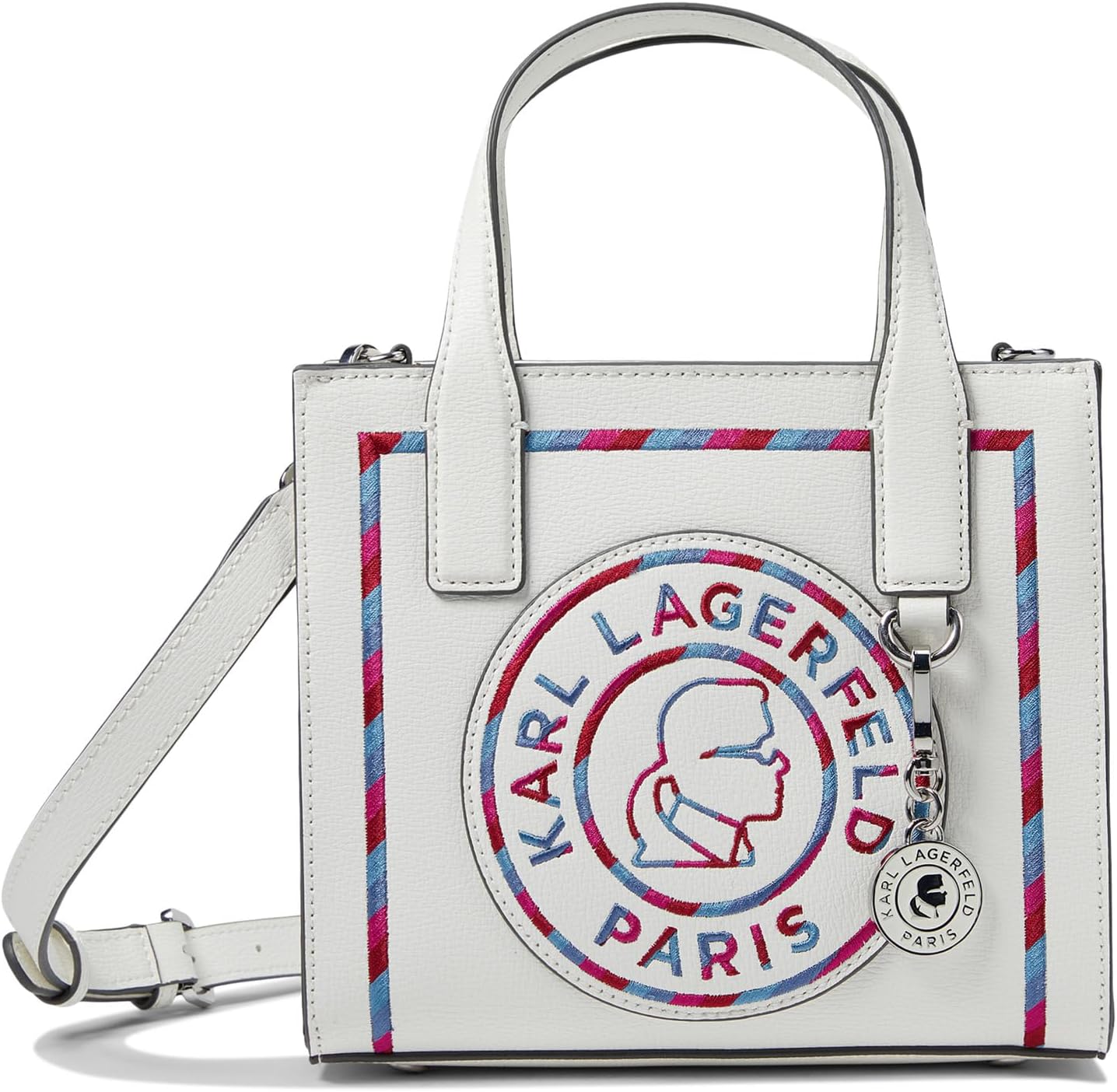 Маленькая сумка-тоут в стиле модерн Karl Lagerfeld Paris, цвет White/Multi кроссовки karl lagerfeld elektra lay up nude multi coloured
