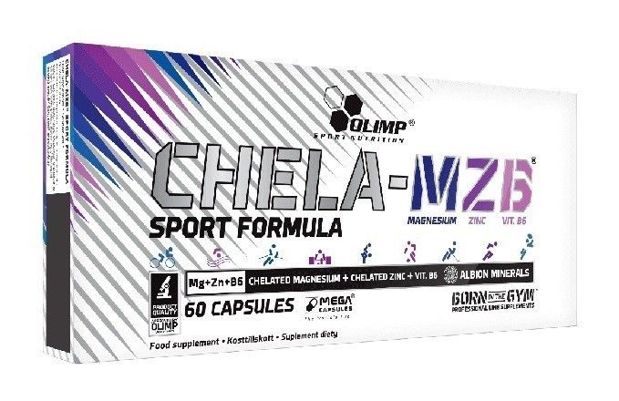 Набор витаминов и минералов Olimp Chela-MZB Sport Formula, 60 шт