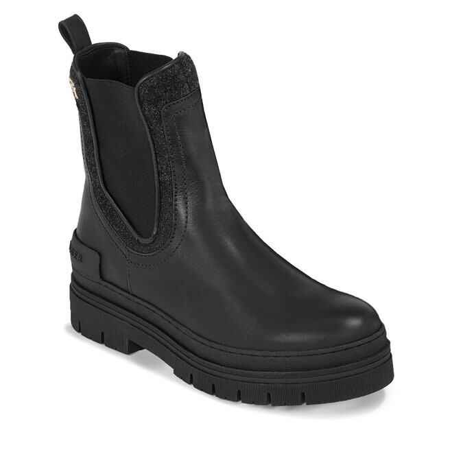 

Ботинки Tommy Hilfiger FeminineFelt Chelsea, черный