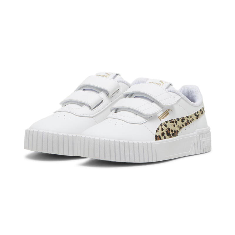 

Кроссовки Carina 2.0 Animal Update для девочек PUMA White Putty Gold Beige, цвет gelb