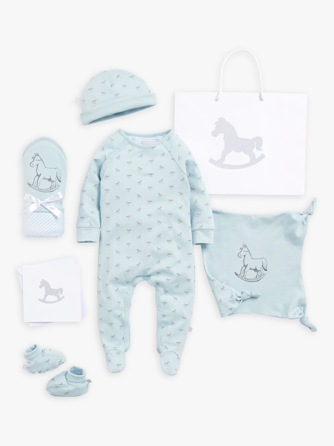 

Супермягкий пижамный комбинезон The Little Tailor Baby, комплект из шапочки, одеяла, одеяла и пинеток, синий