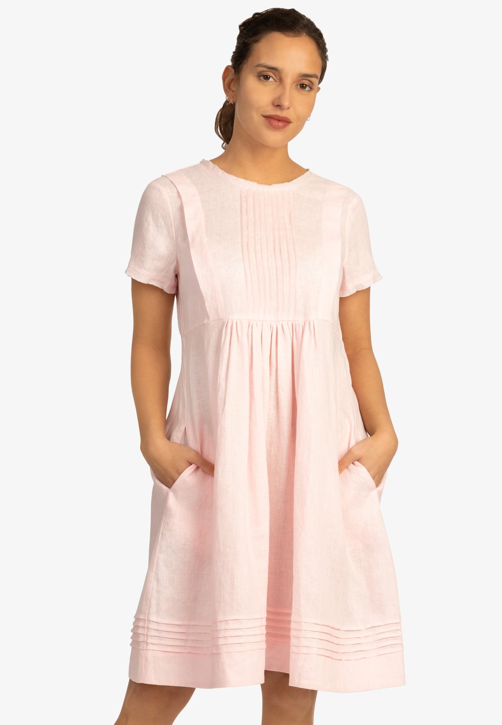 Повседневное платье Apart, цвет rosa платье apart хлопок повседневное свободный силуэт мини карманы размер 36 розовый красный