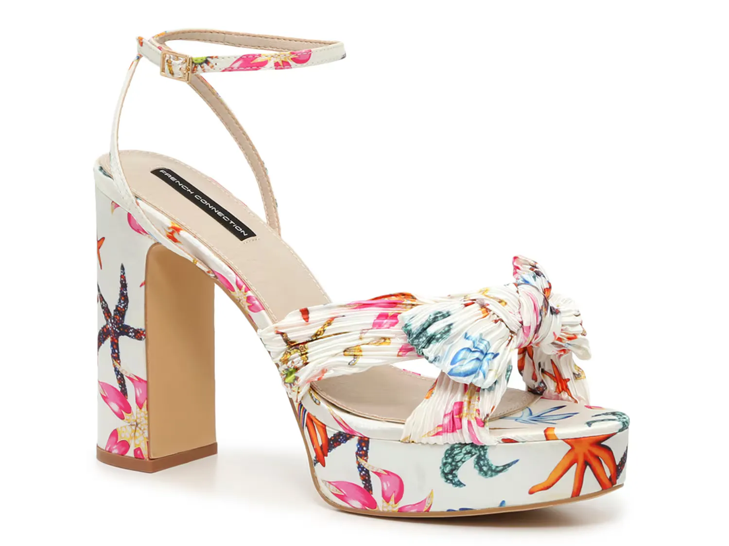 

Сандалии Hyacinth Platform Sandal French Connection, цвет white_multicolorstarfishprint