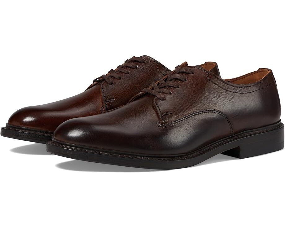 

Оксфорды Allen Edmonds Trevor Plain Toe Oxfords, цвет Brown Leather