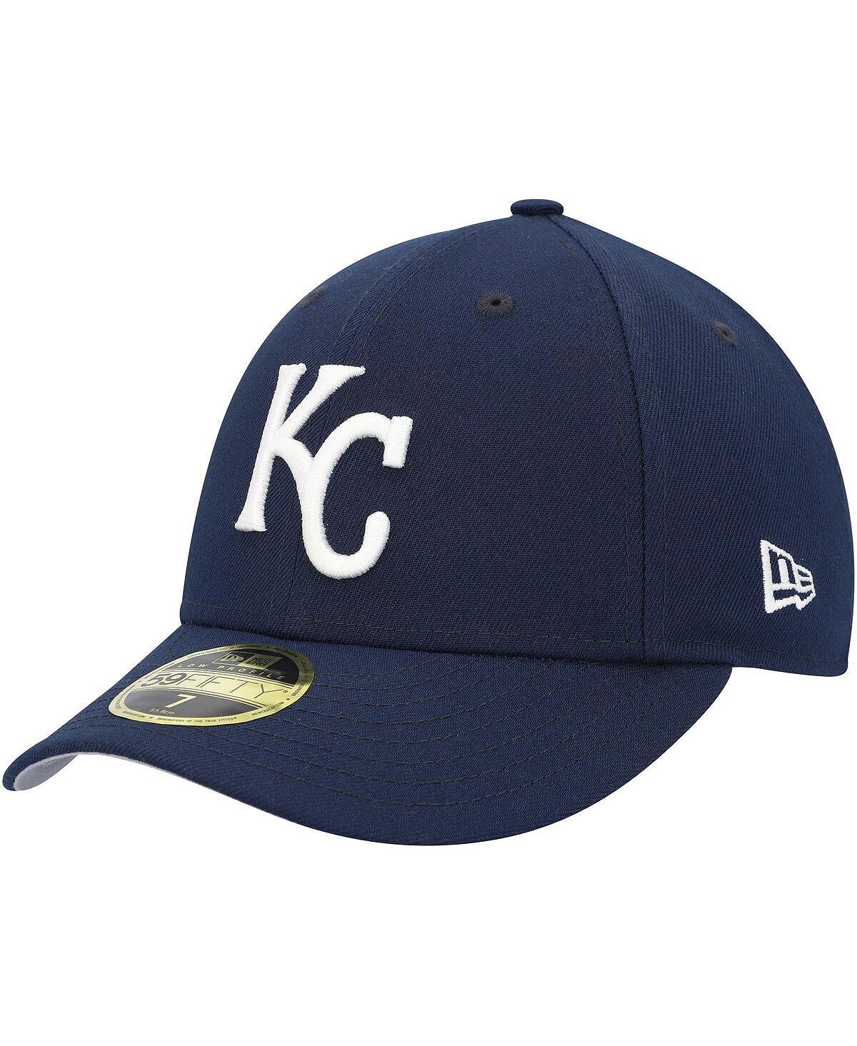 

Мужская темно-синяя приталенная шляпа Kansas City Royals Oceanside Low Profile 59FIFTY New Era