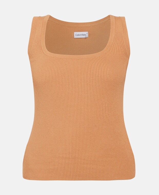 

Топ без рукавов Calvin Klein, абрикос