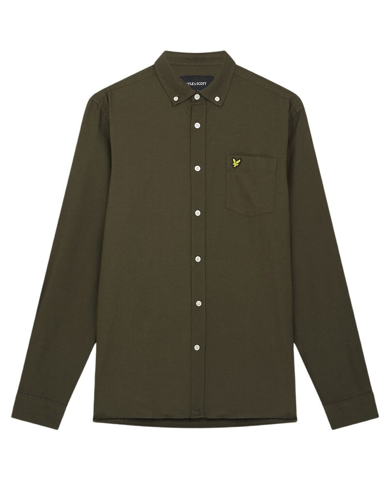 

Рубашка Lyle & Scott Regular Fit Light Weight Oxford, зеленый