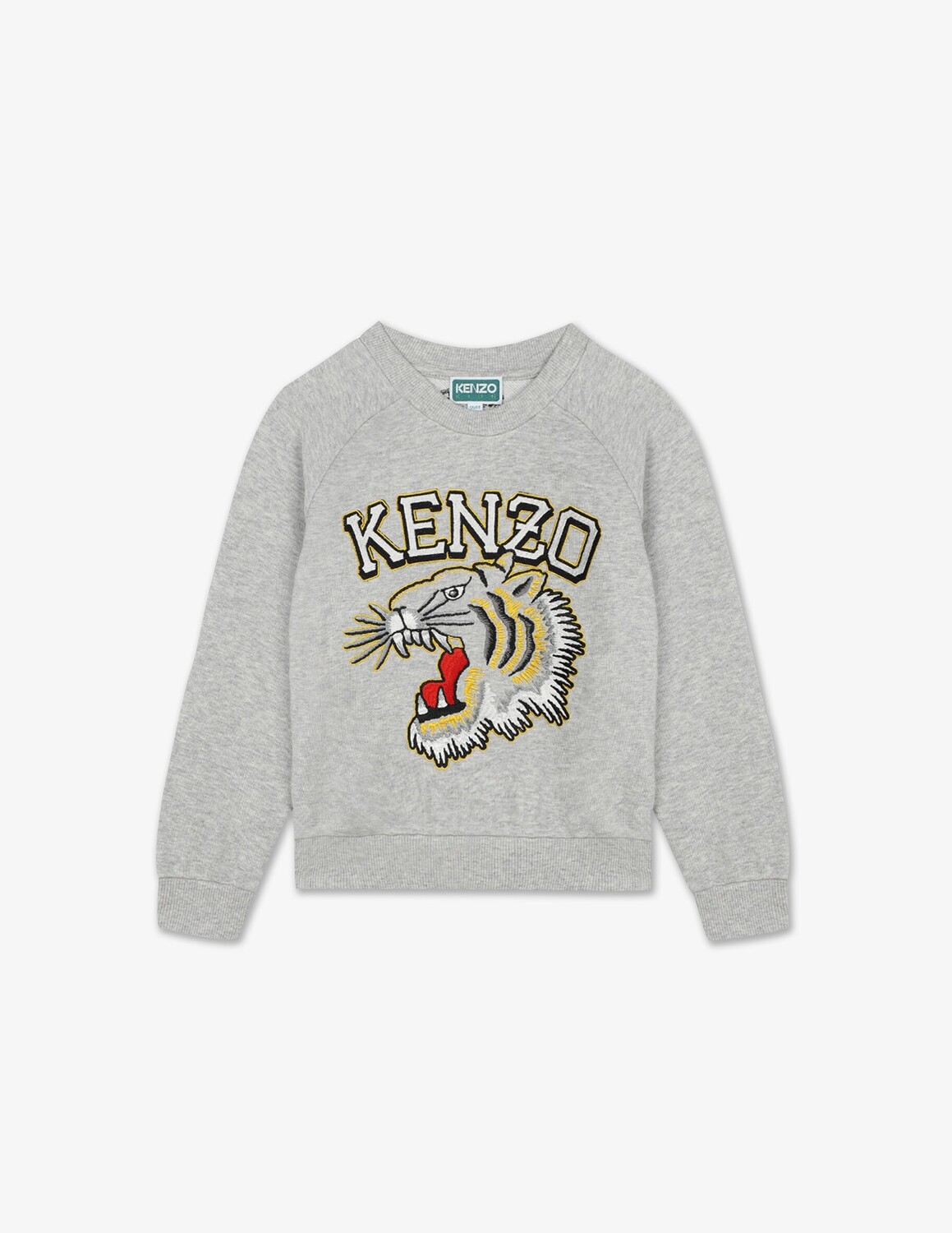 

Хлопковая толстовка Kenzo, серый