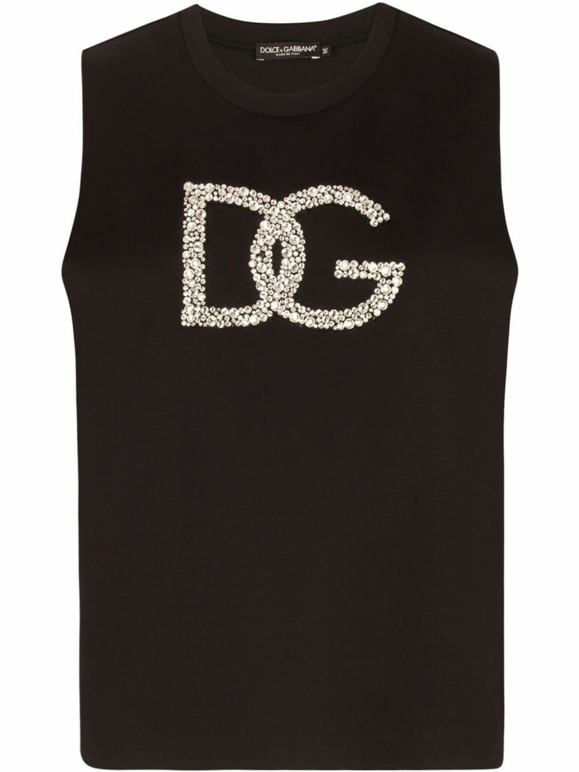 

Топ Interlock с логотипом Dolce & Gabbana, черный