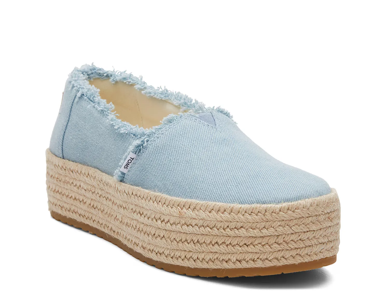 

Слипоны Valencia Espadrille Slip-On Toms, светло-голубой