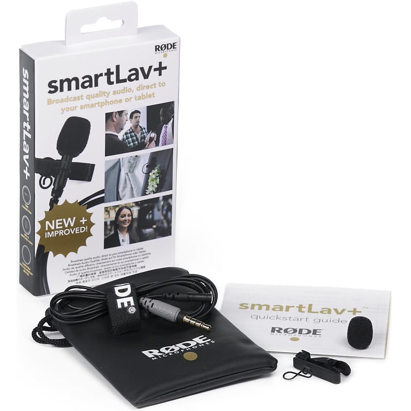 Микрофон петличный RODE smartLav+ Smartphone Lavalier Microphone микрофон rode ai micro 2x smartlav cloth