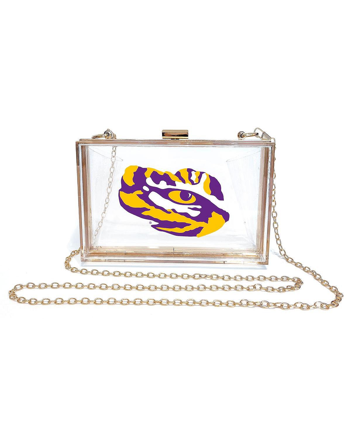 

Женская прозрачная сумка через плечо LSU Tigers Allure Logo Brands