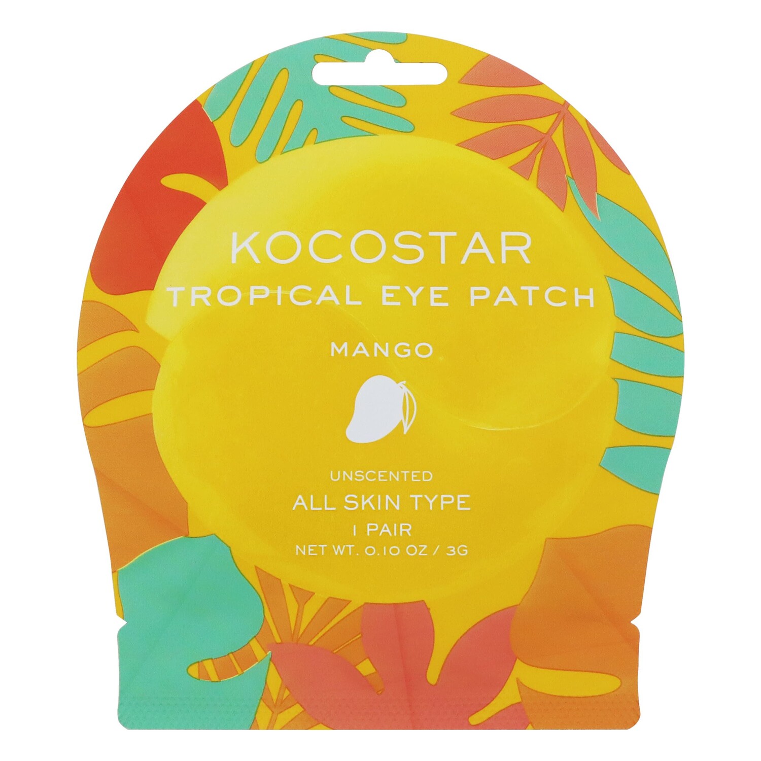 

Патчи для глаз манго Kocostar Tropical, 1 шт.