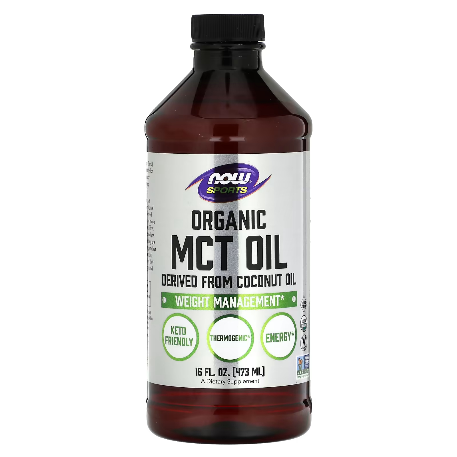Органическое масло NOW Foods Sports MCT now foods sports органическое масло со среднецепочечным триглицеридом 32 ж унц 946 мл