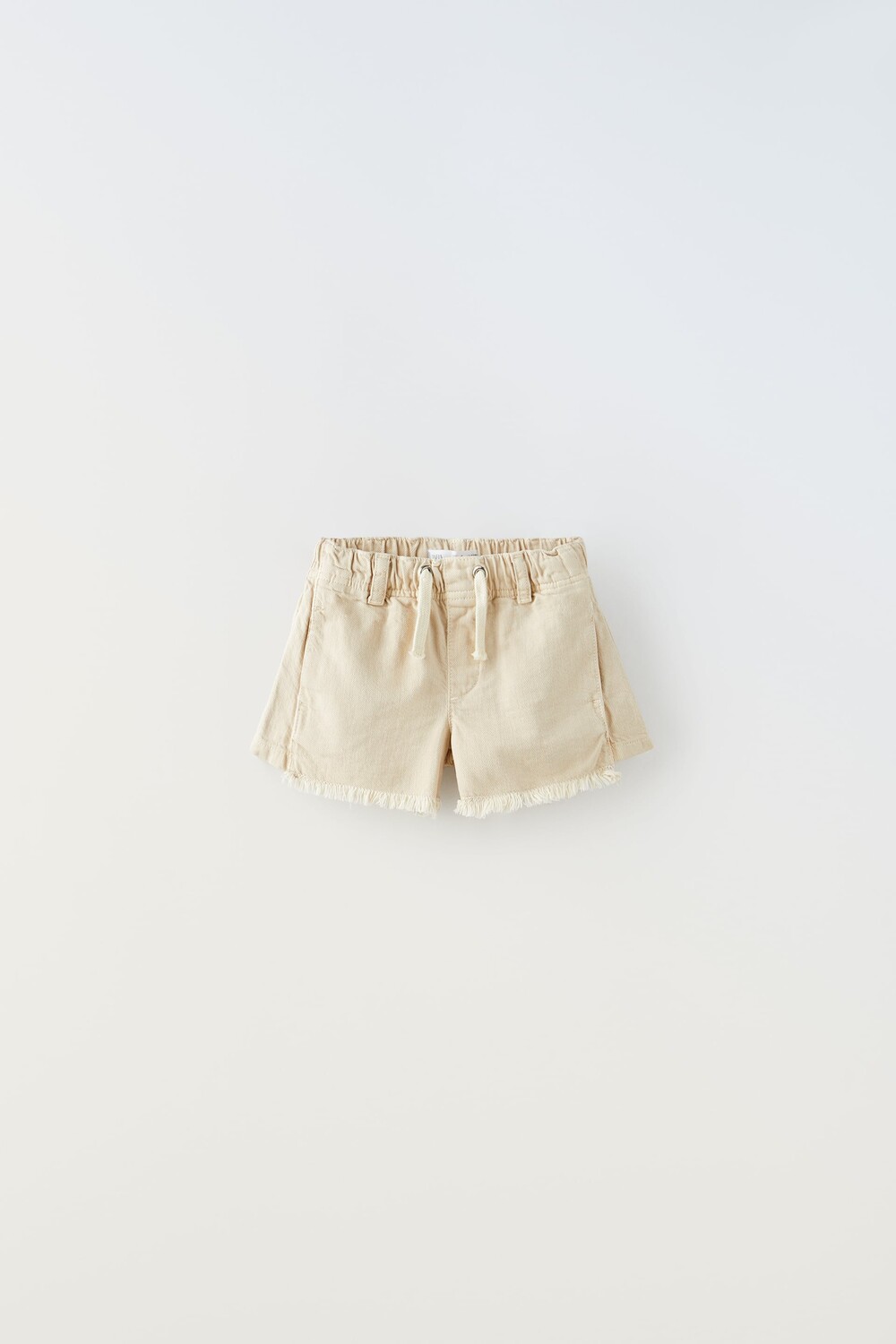 

Шорты из денима с запахами Zara, бежевый