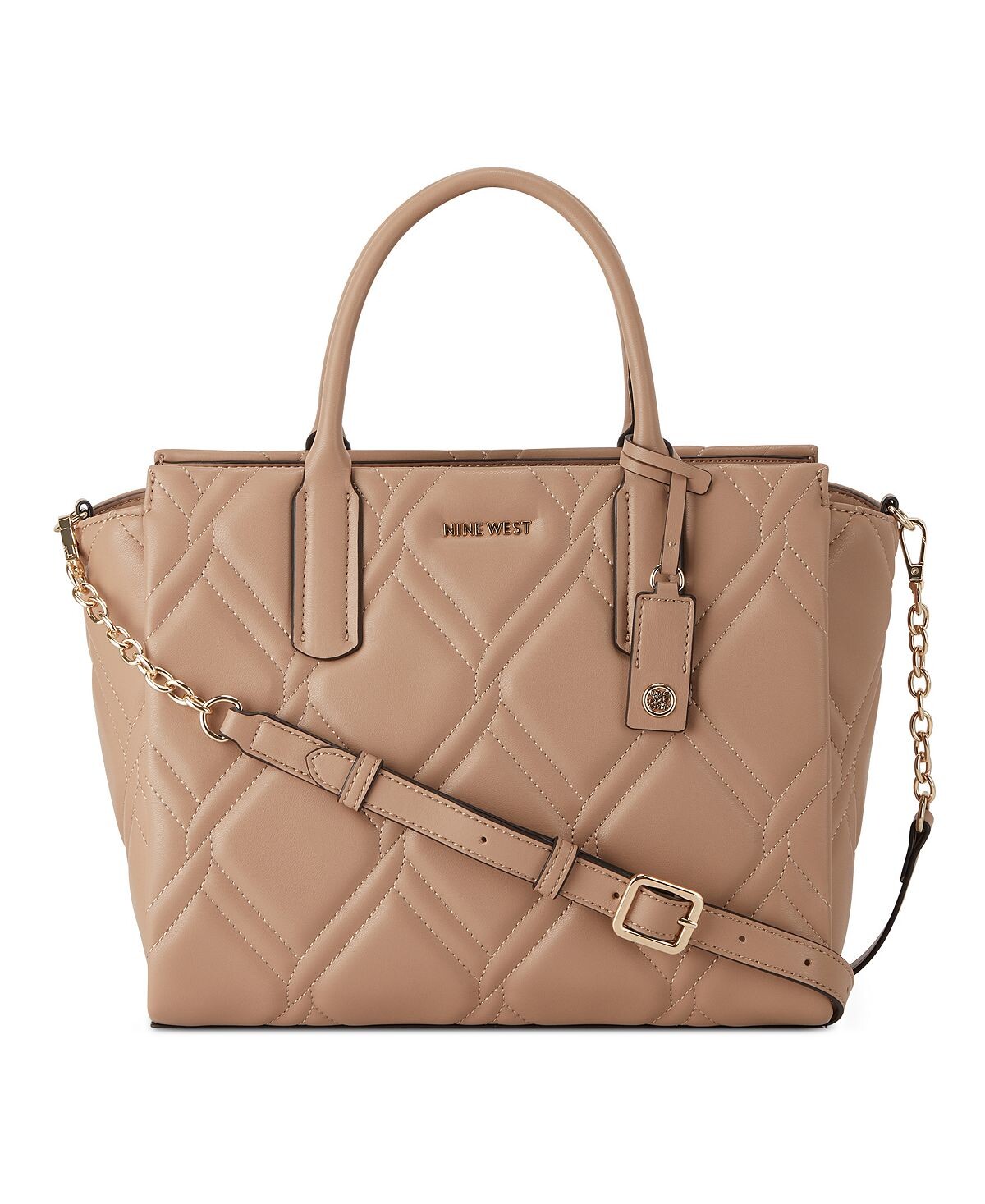 

Женская большая сумка через плечо April April Nine West, хаки