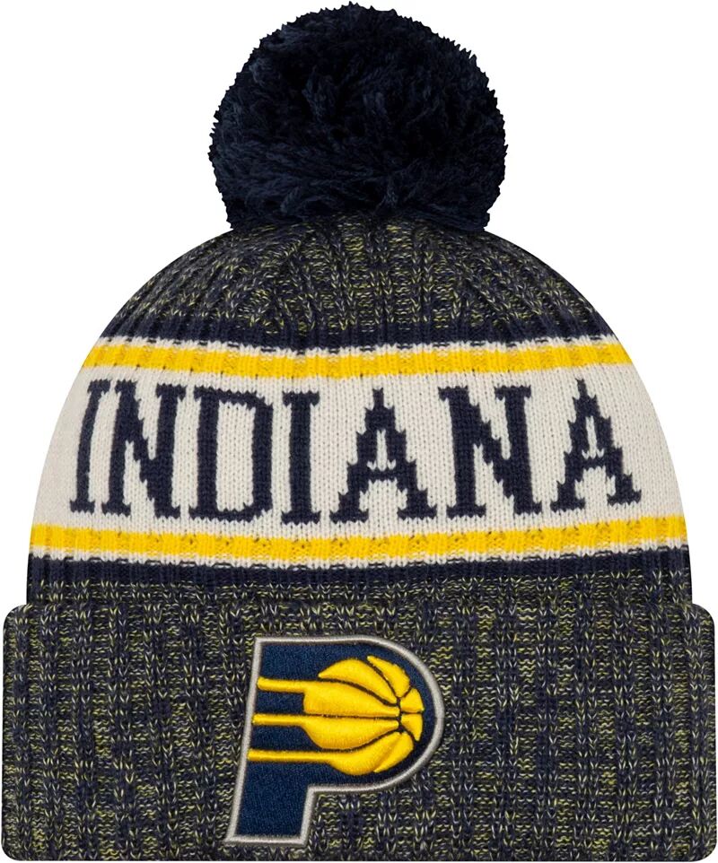 Мужская спортивная вязаная шапка New Era Indiana Pacers мужская спортивная вязаная шапка new era milwaukee bucks