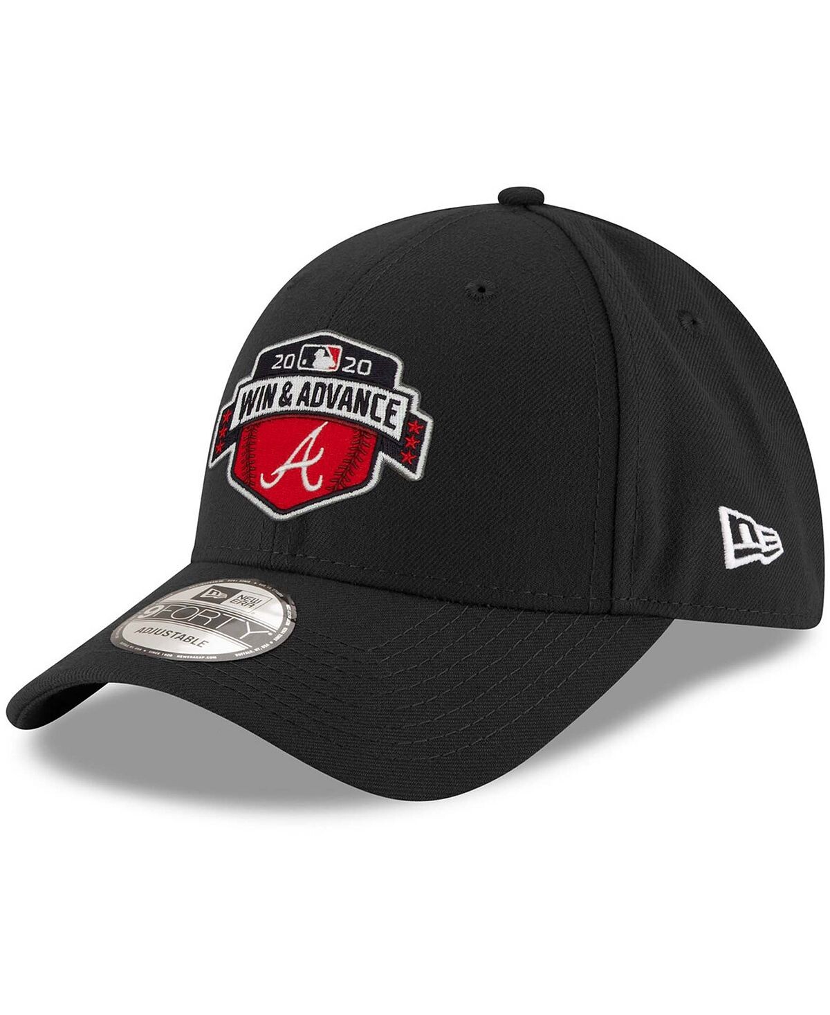 

Мужская черная регулируемая кепка Atlanta Braves 2020 Division Series Winner Lock Room 9Forty New Era