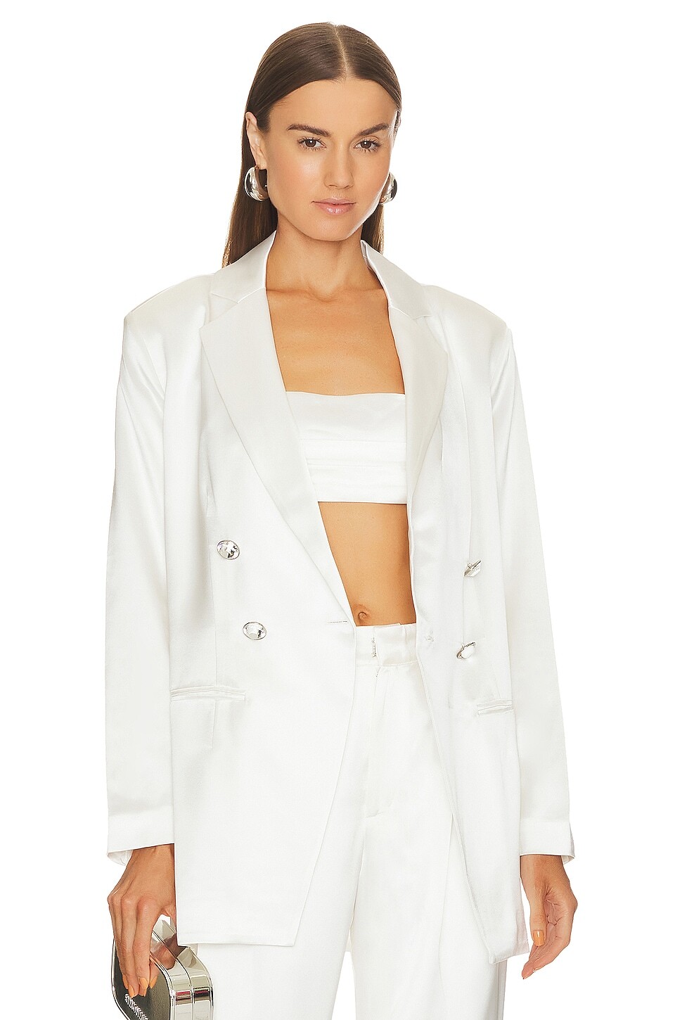 

Блейзер retrofete Pandora, цвет White W' Crystal Buttons
