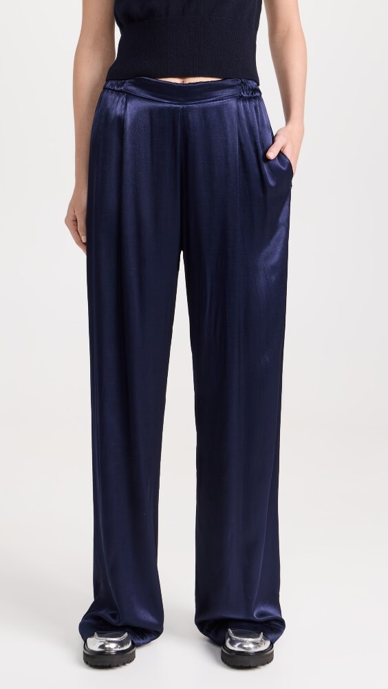 

Брюки Enza Costa Pleated Satin