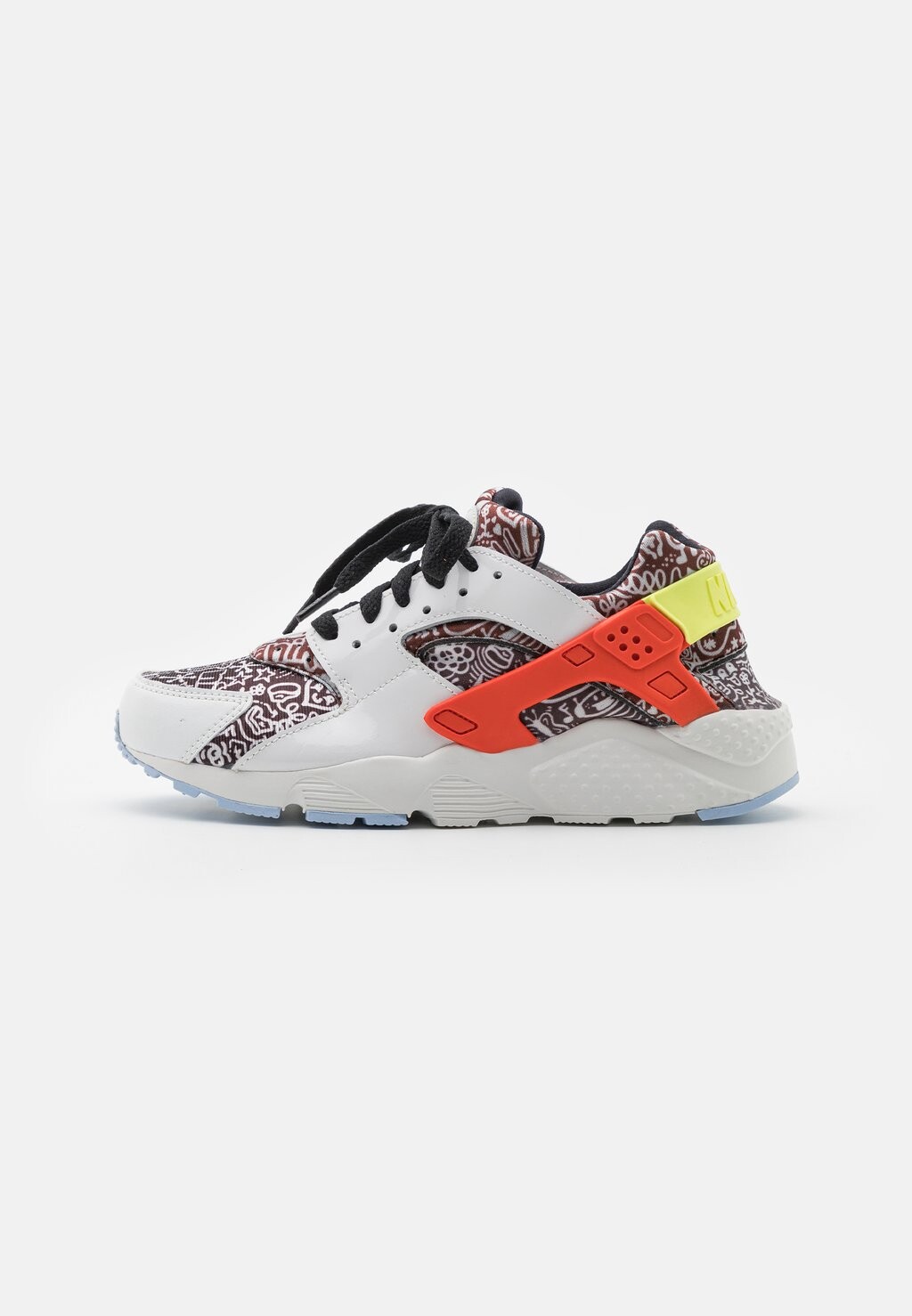 

Кроссовки низкие HUARACHE RUN SE UNISEX Nike Sportswear, цвет summit white/light lemon twist/picante red/black